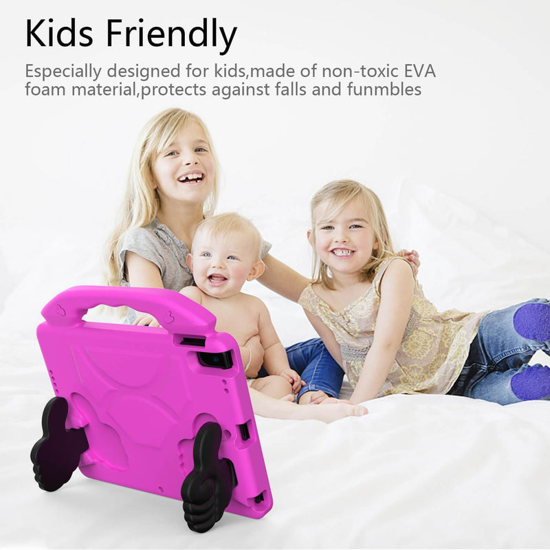 Tough On iPad 5 /6th Gen 9.7" Case EVA Kids Protection Hot Pink