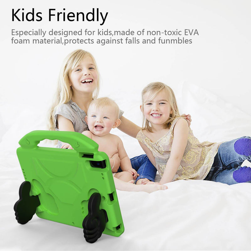 Tough On iPad Air 2&1 9.7" Case EVA Kids Protection Green