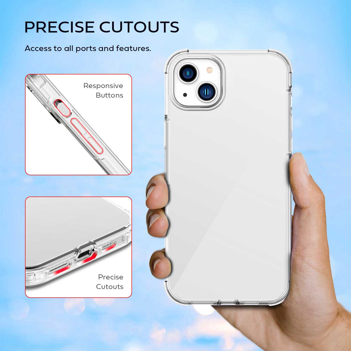Tough On iPhone 14 Plus Case Clear