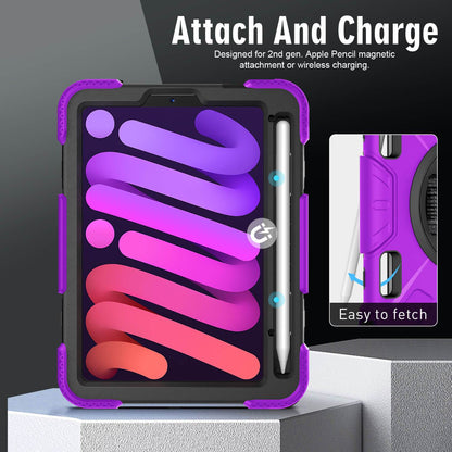 Tough On iPad Mini 6th Gen 8.3" Rugged Protection Case Purple - Toughonstore