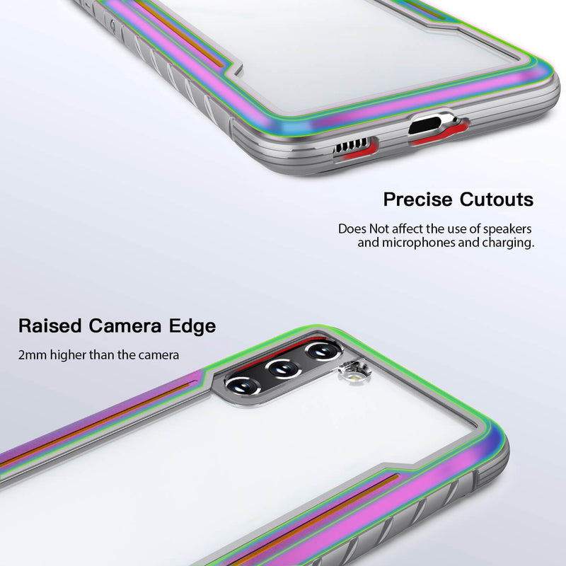 Tough On Samsung Galaxy S21 5G Case Iron Shield Iridescent
