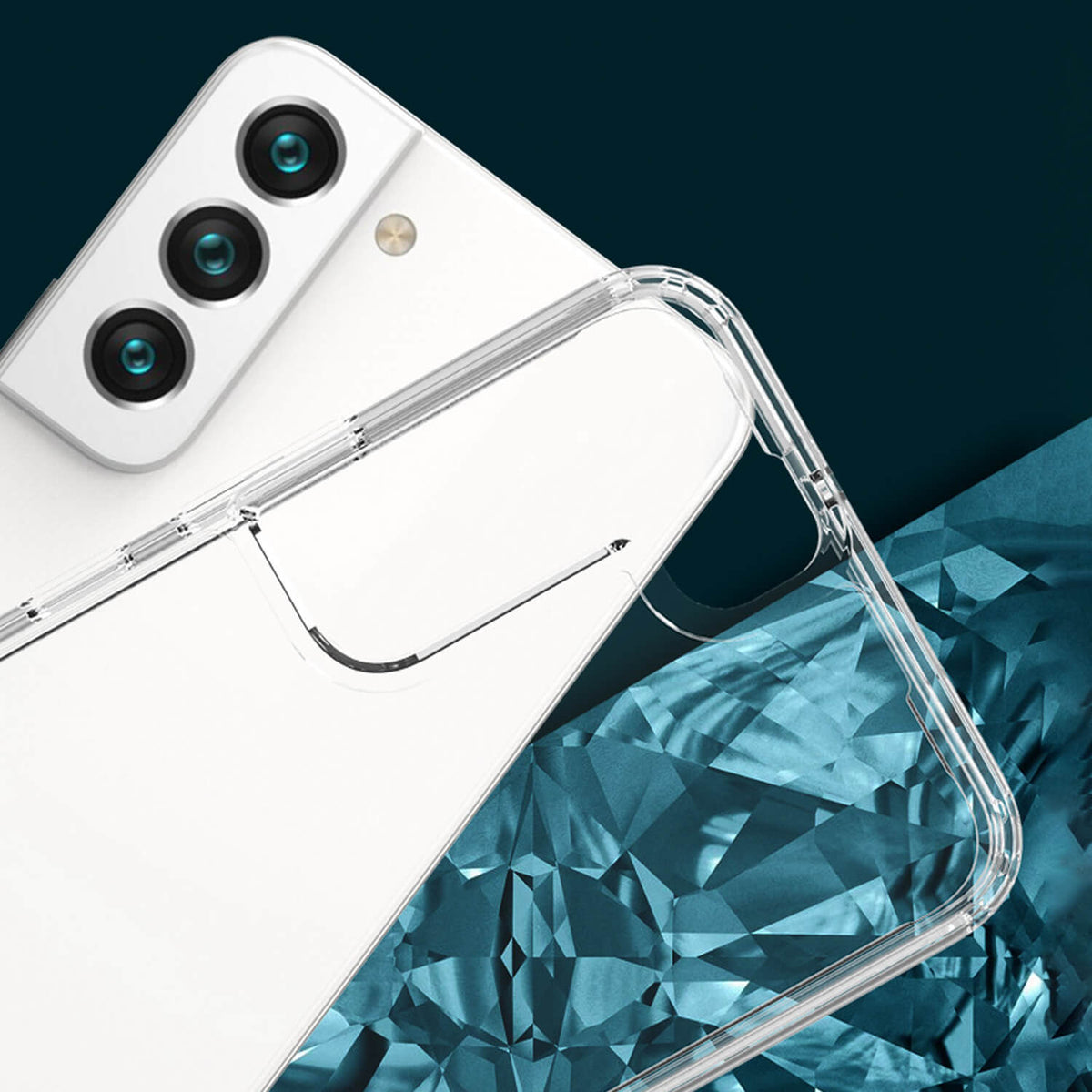 Tough On Samsung Galaxy S21 FE 5G Case Clear Shockproof Protector