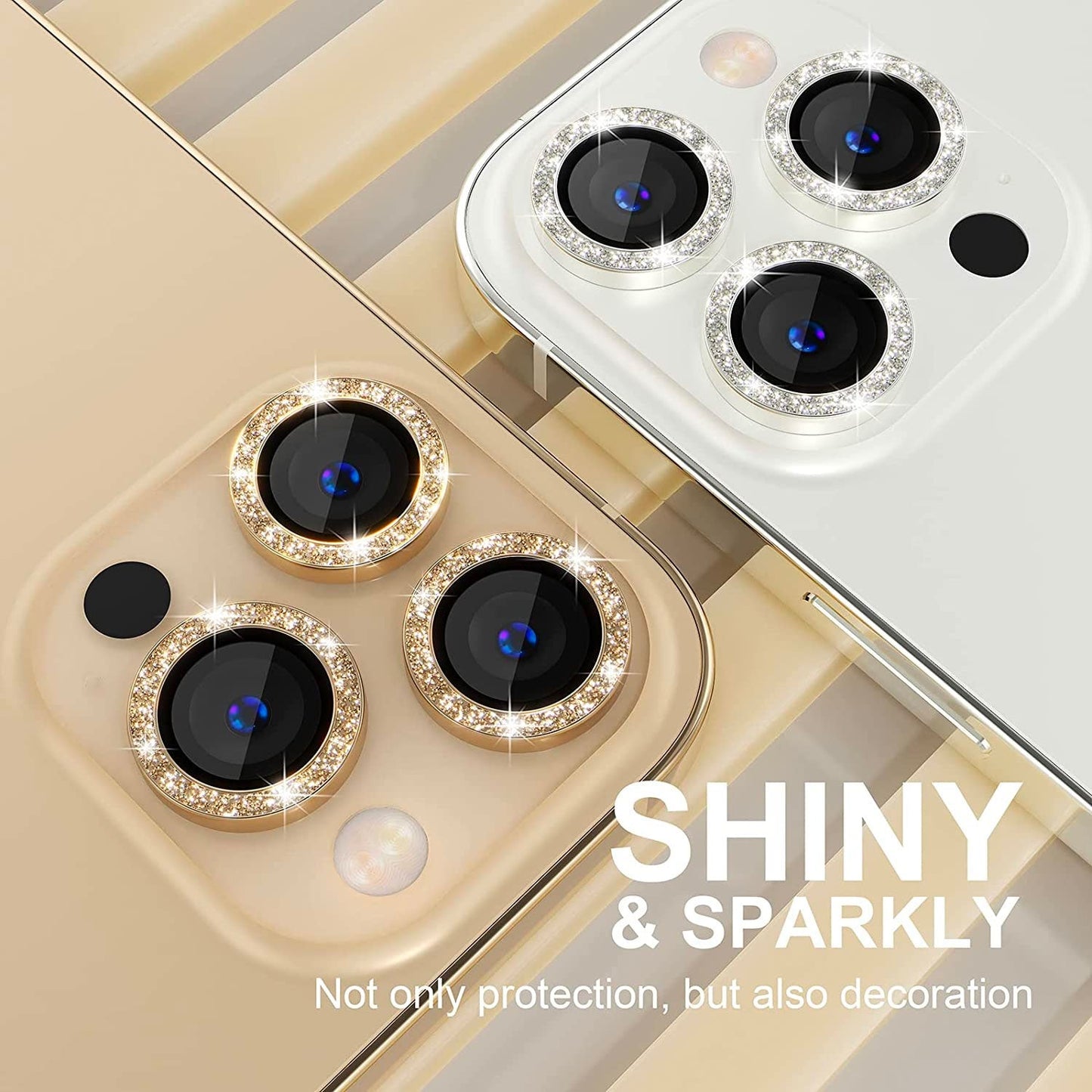 Tough On iPhone 14 Pro / Pro Max Rear Camera Lens Diamond Silver