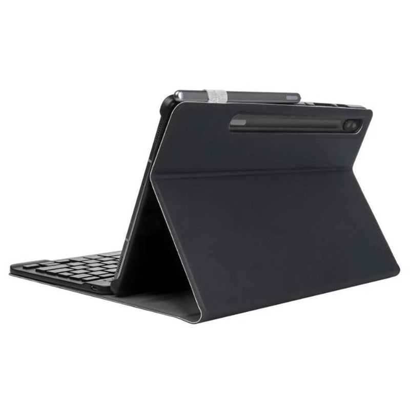 Tough On Samsung Galaxy Tab S8 11" Bluetooth Keyboard Cover Case Leather Black