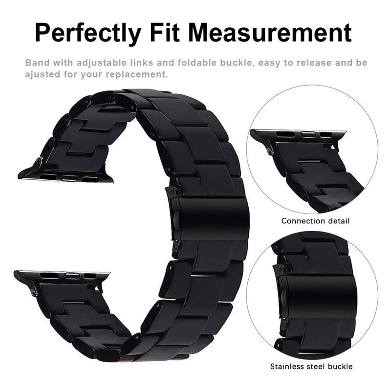 Tough On Apple Watch Band Resin 45/44/42mm Black