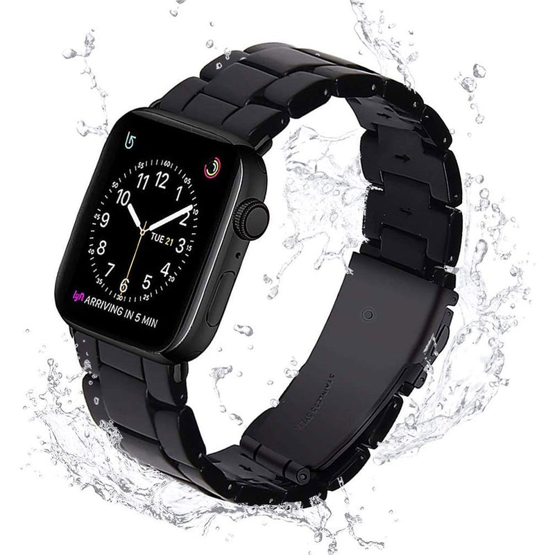 Tough On Apple Watch Band Series 7 / 8 / 9 41mm Resin Black