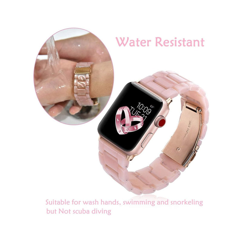 Tough On Apple Watch Band Series 7 / 8 / 9 41mm Resin Pink