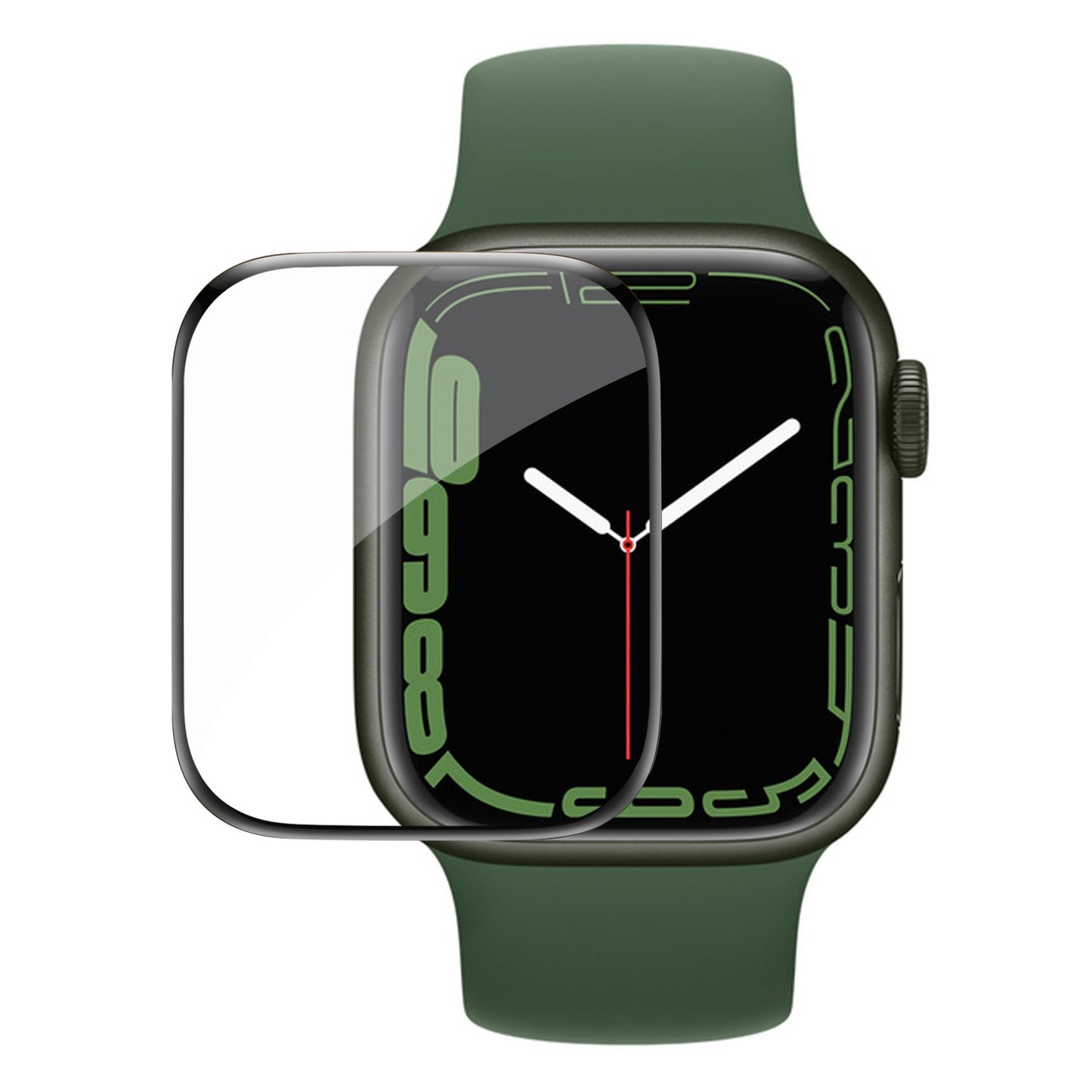 Tough On Apple Watch Series 7 45mm Screen Protector Nano Xtreme Guard Black