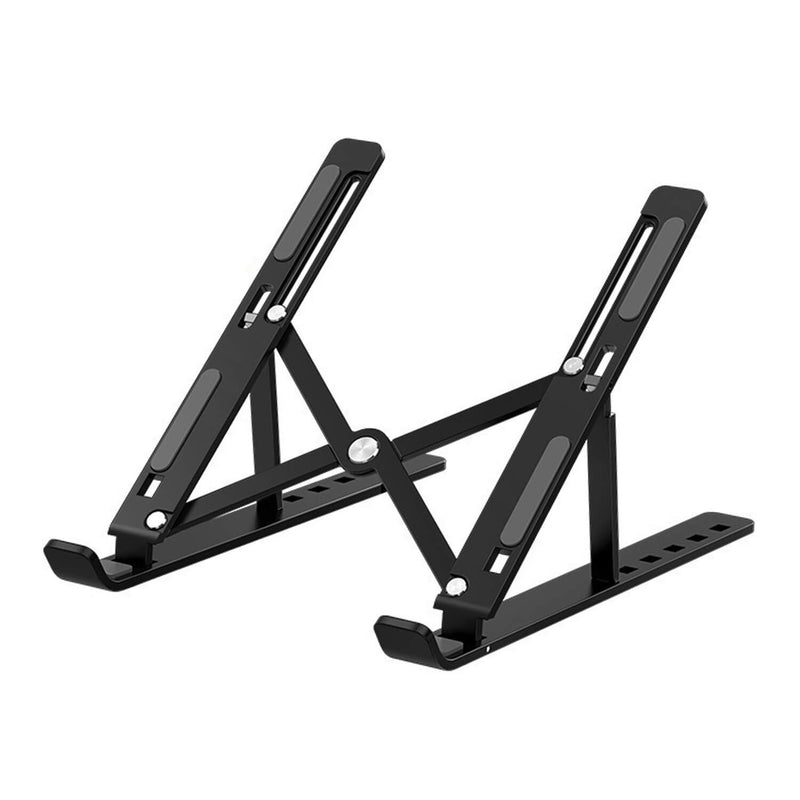 Portable and Foldable Laptop Stand Adjustable Aluminum Black