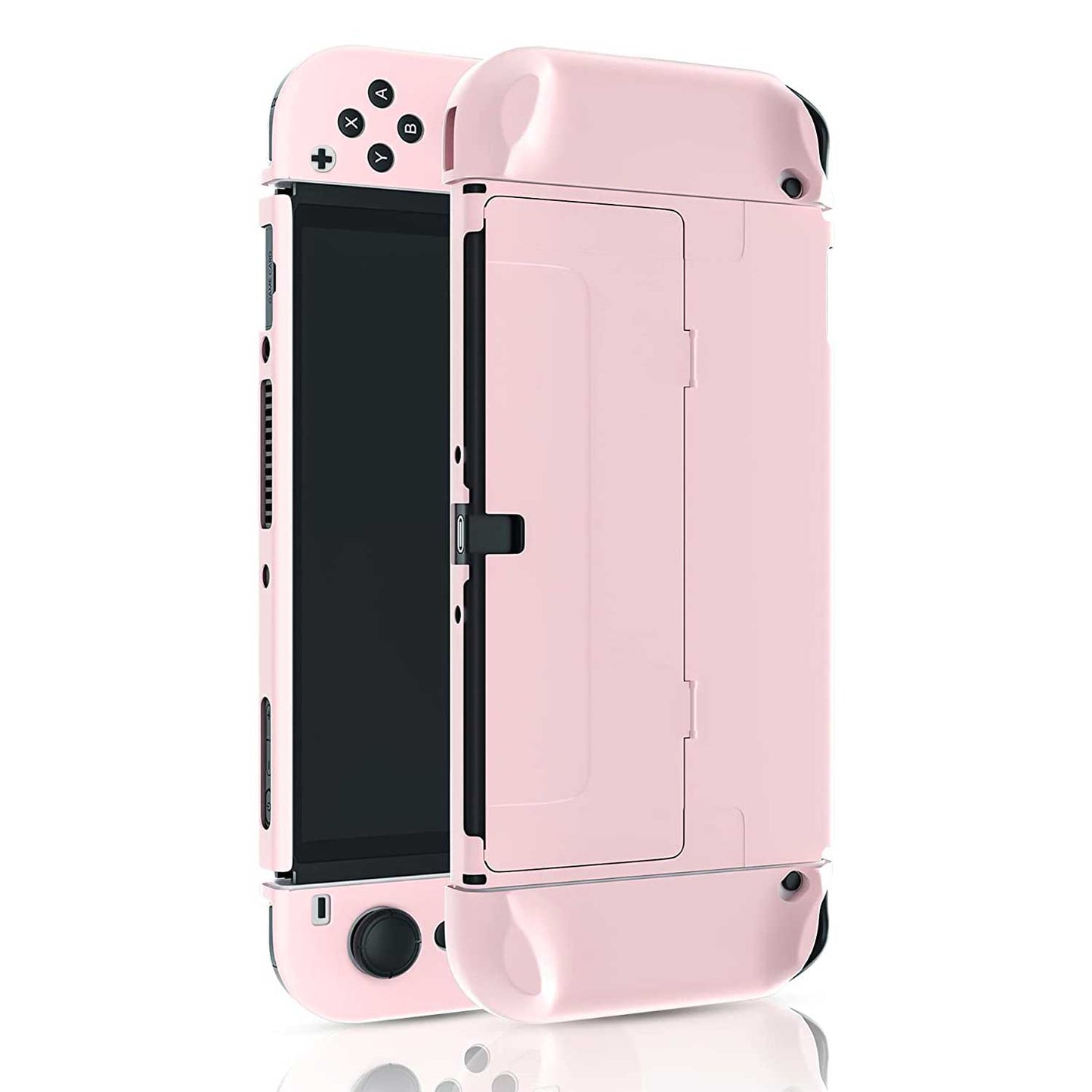 Tough On Nintendo Switch Case OLED 2021 Hard Matte Pink