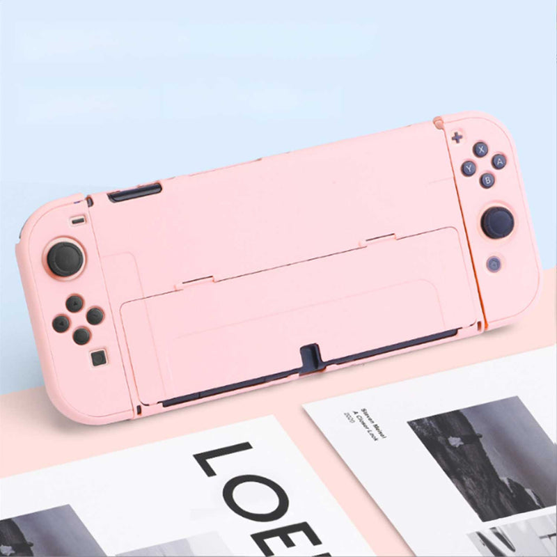 Tough On Nintendo Switch Case OLED 2021 Hard Matte Pink - Toughonstore