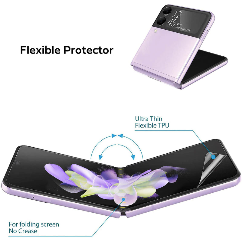 Tough On Samsung Galaxy Z Flip 4 5G TPU Full Set Phone Screen Protector