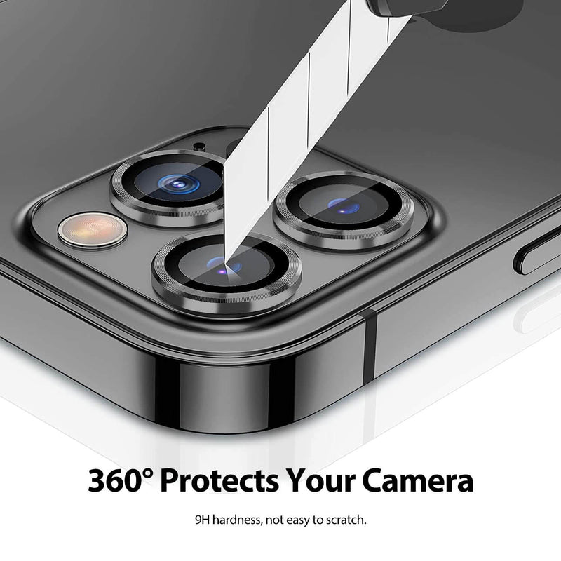 Tough On iPhone 13 Camera Lens Protector Black