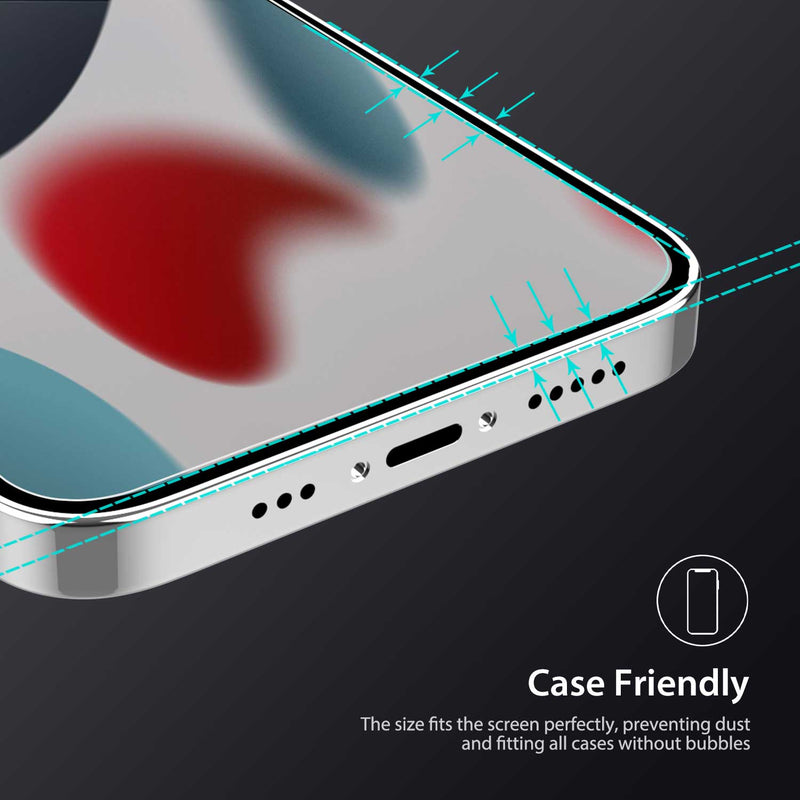 Tough On iPhone 13 Mini Full Tempered Glass Screen Protector 2 Pack - Toughonstore