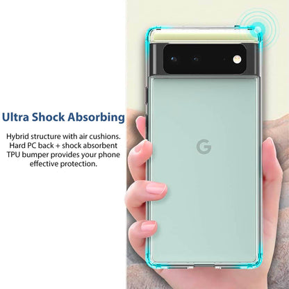 Tough On Google Pixel 6 Pro Case Slim Hybrid Clear - Toughonstore