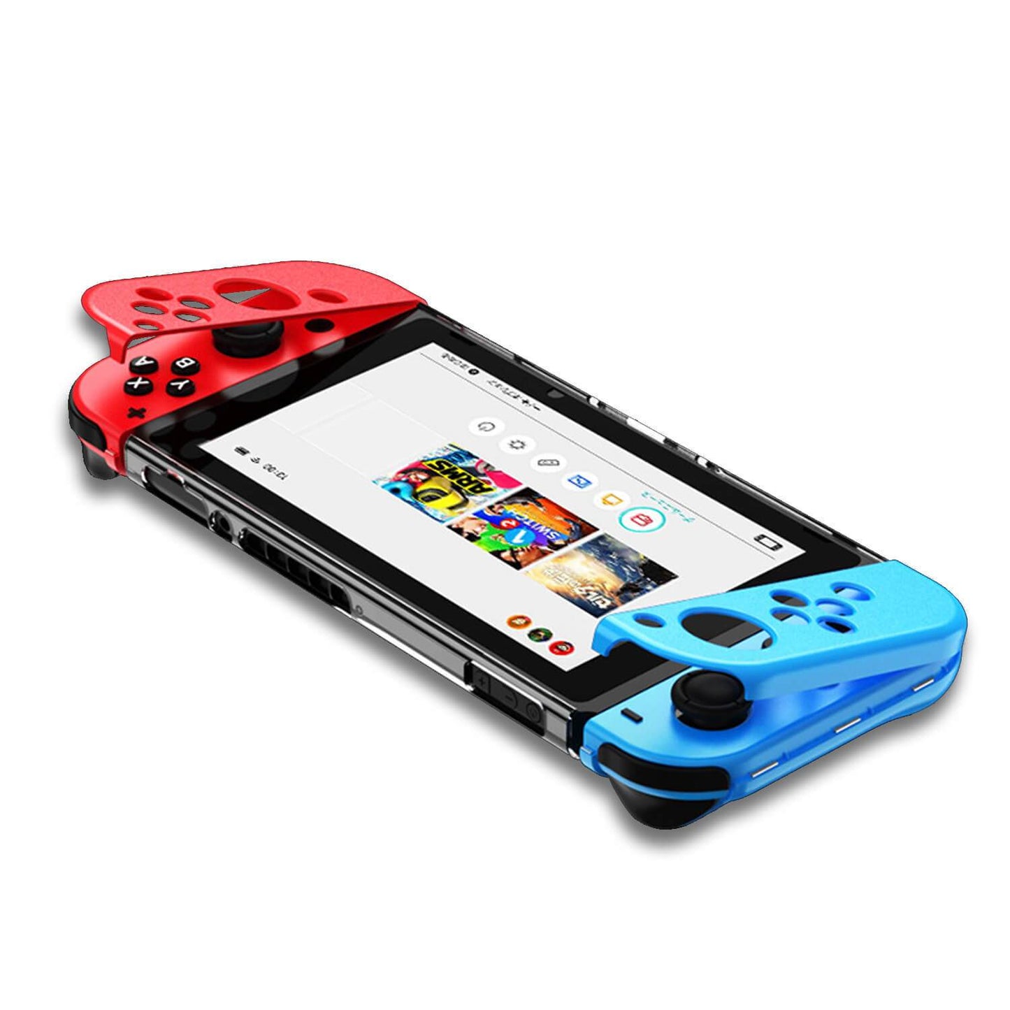 Nintendo Switch Case Handle Magnetic Blue-Red