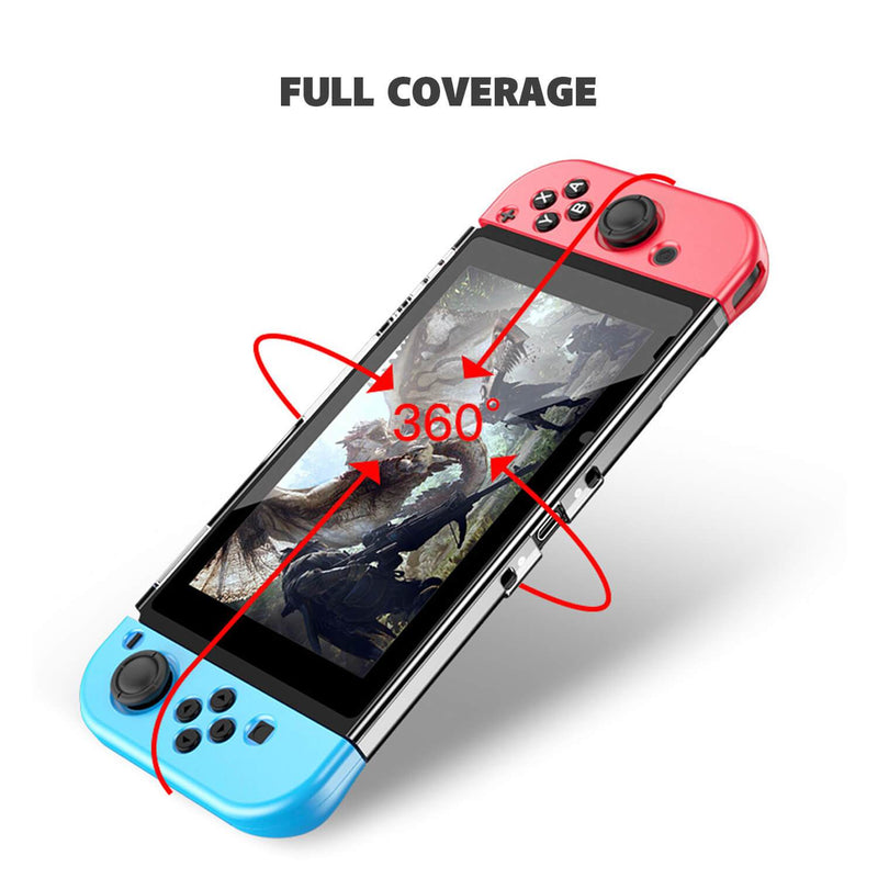 Nintendo Switch OLED Case Handle Magnetic Blue-Red