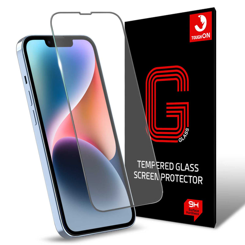 Tough On iPhone 14 Tempered Glass Screen Protector Anti-Microbial