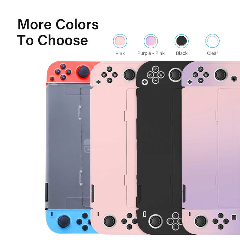 Tough On Nintendo Switch Case OLED 2021 Hard Matte Purple/Pink - Toughonstore