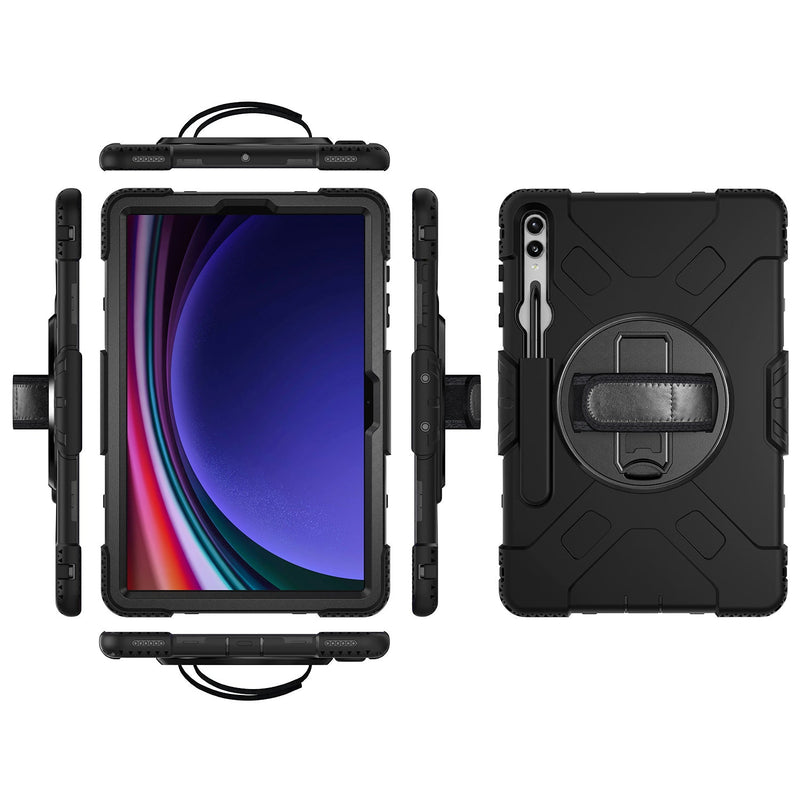 Tough On Samsung Galaxy Tab S9+ Case Rugged Protection Black