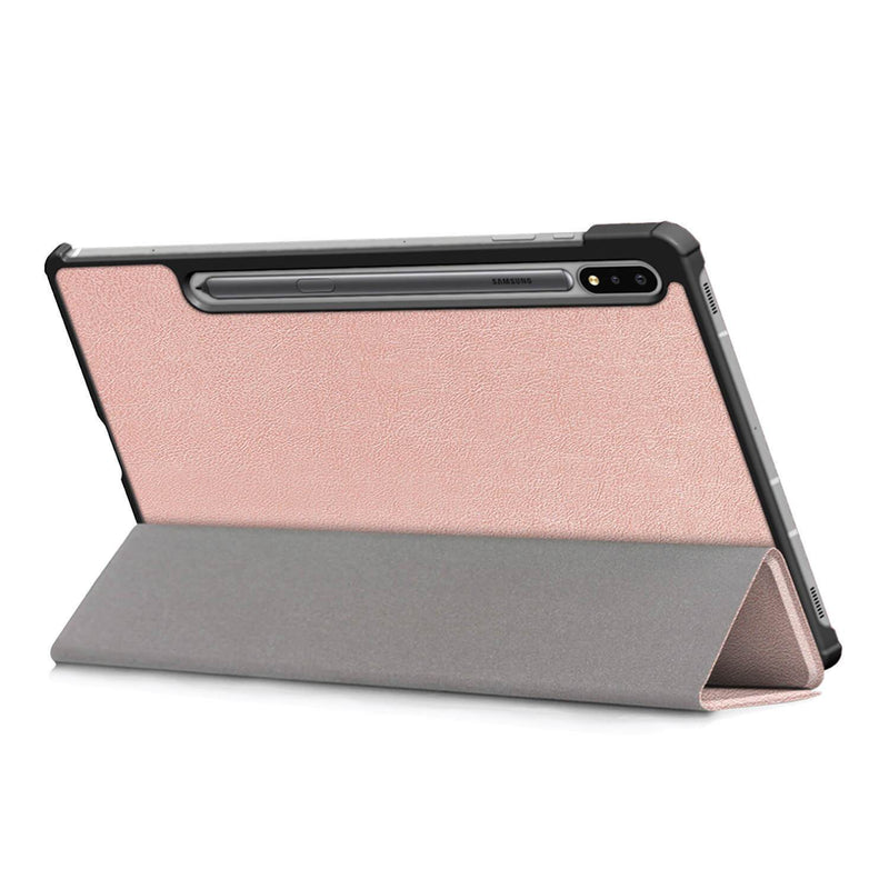 Tough on Samsung Galaxy Tab S7 Case Smart Cover Rose Gold