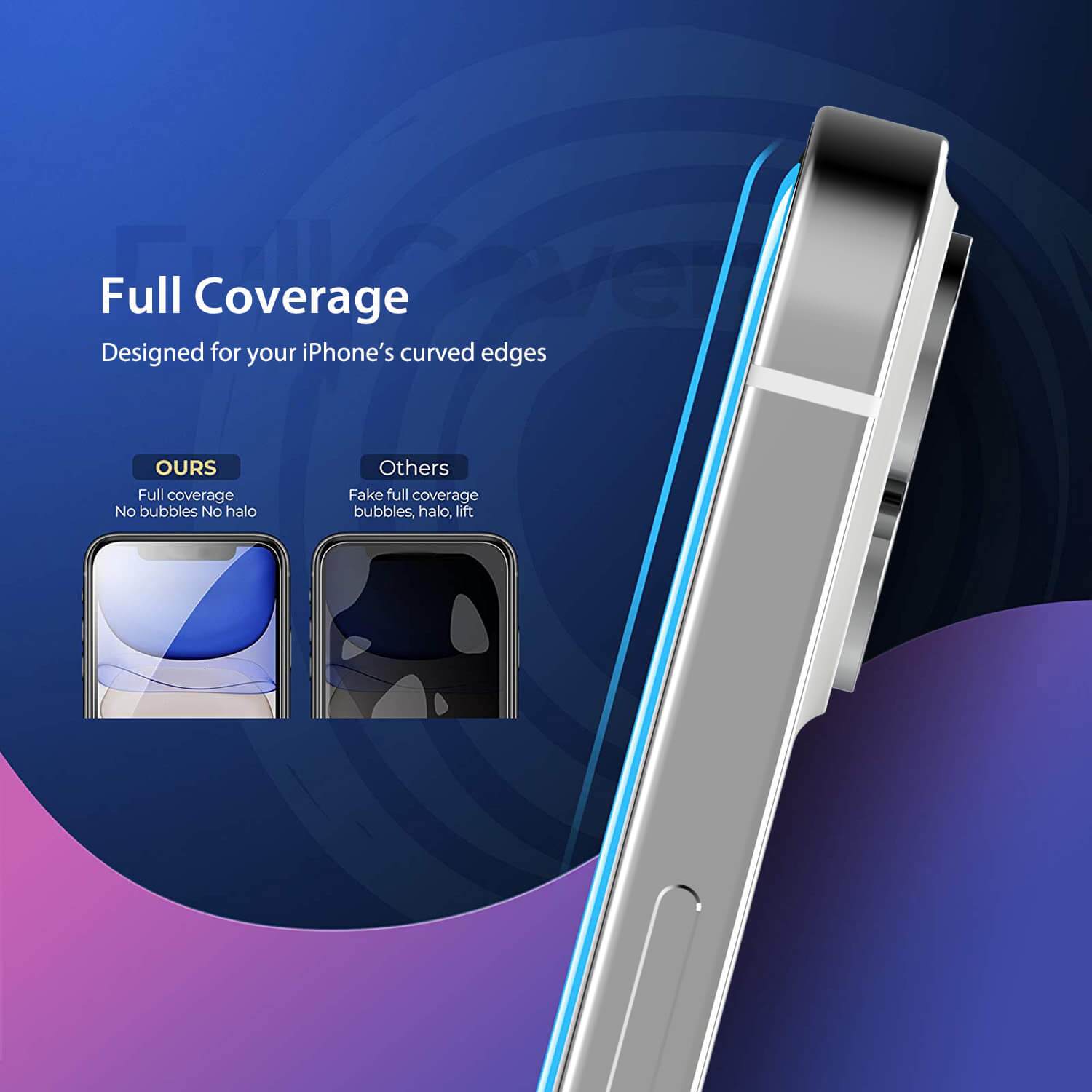 Tough On iPhone 13 Pro Anti Blue Light Screen Protector - Toughonstore