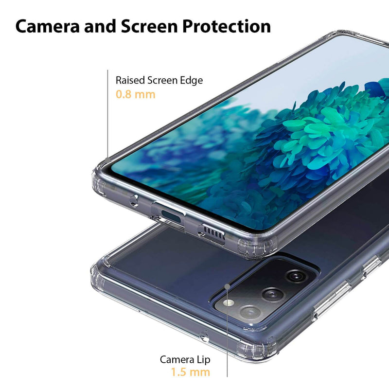 Tough On Samsung Galaxy S20 FE 5G Case Hybrid Clear