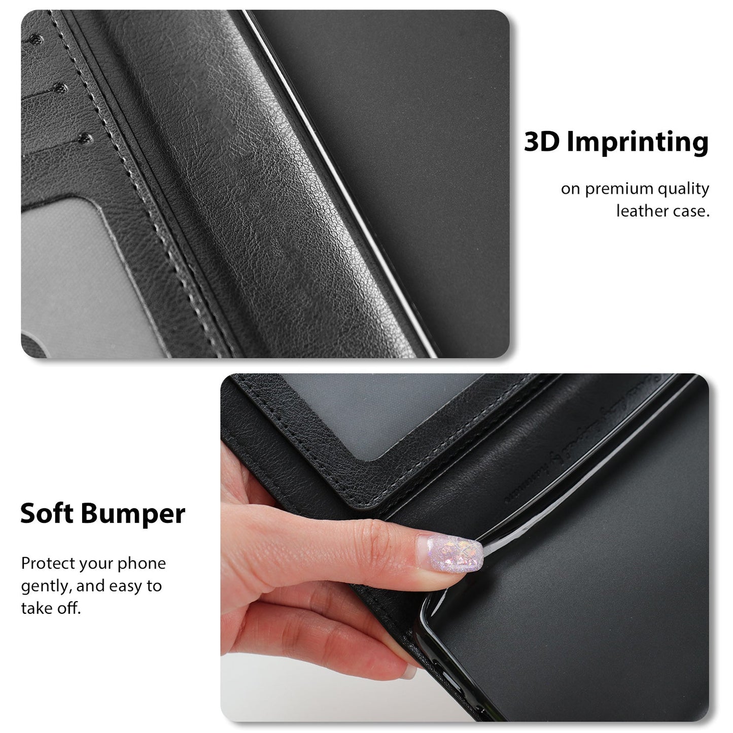 Tough On Google Pixel 8 Pro Case Flip Leather Case