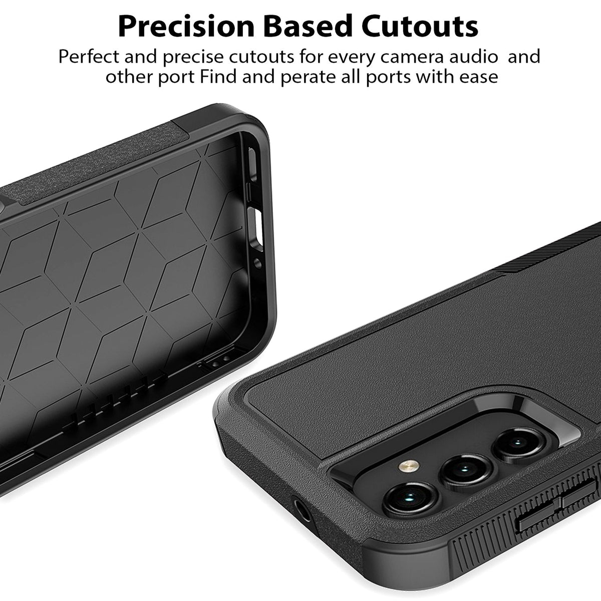 Tough On Samsung Galaxy A55 5G Case Tough Armor Black