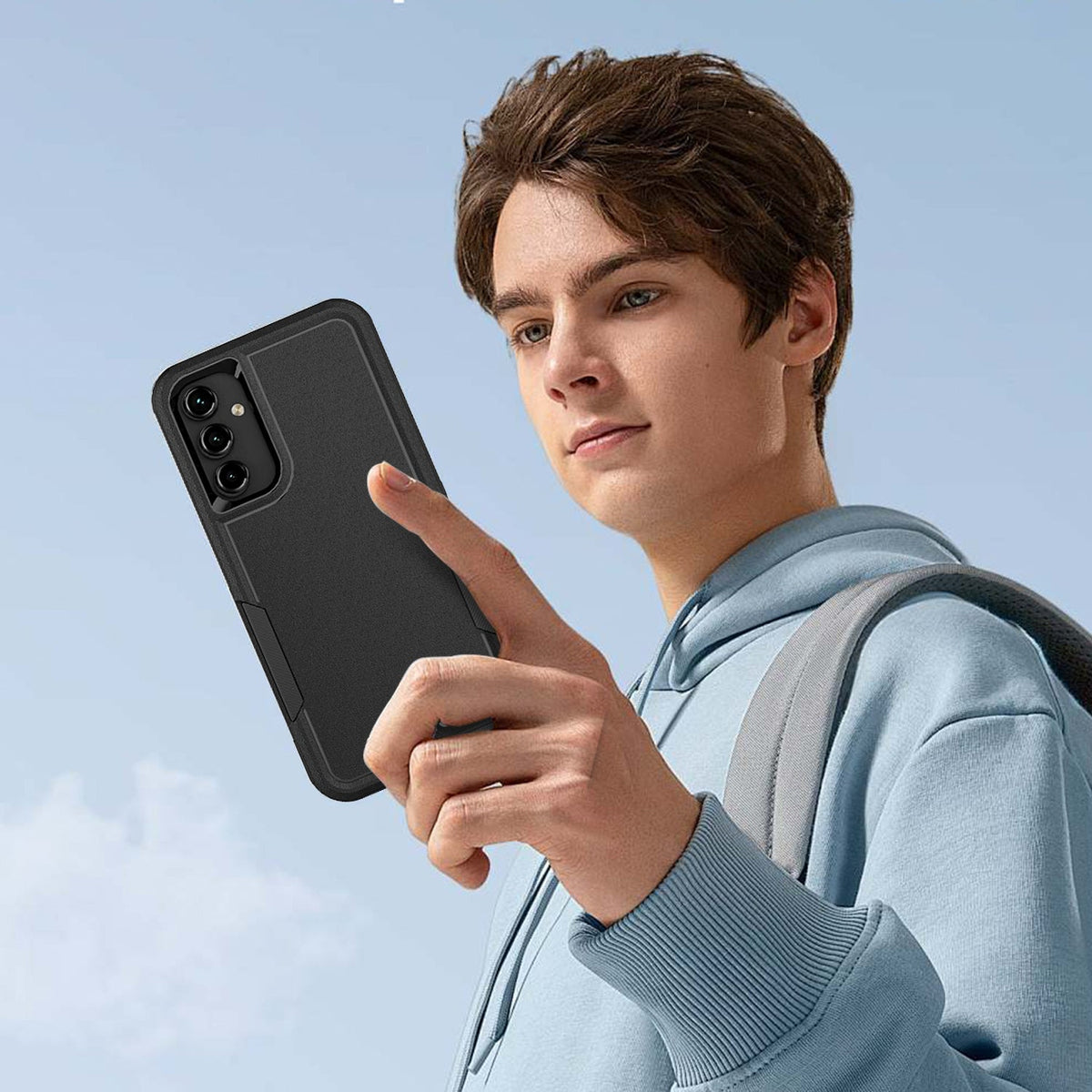 Tough On Samsung Galaxy A55 5G Case Tough Armor Black