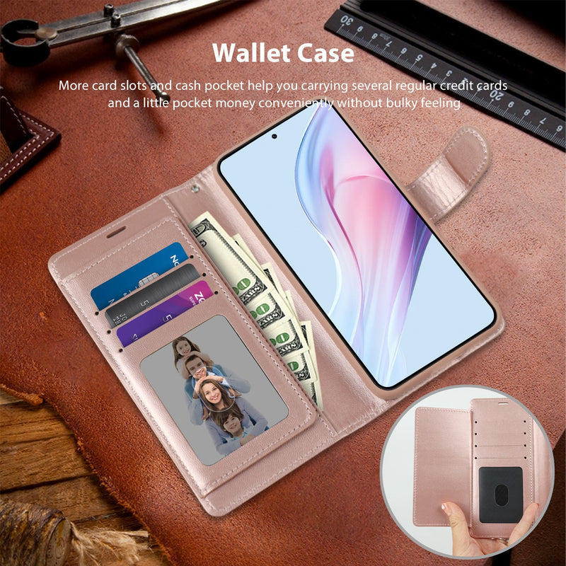 Tough On Samsung Galaxy S24 Flip Wallet Leather Case
