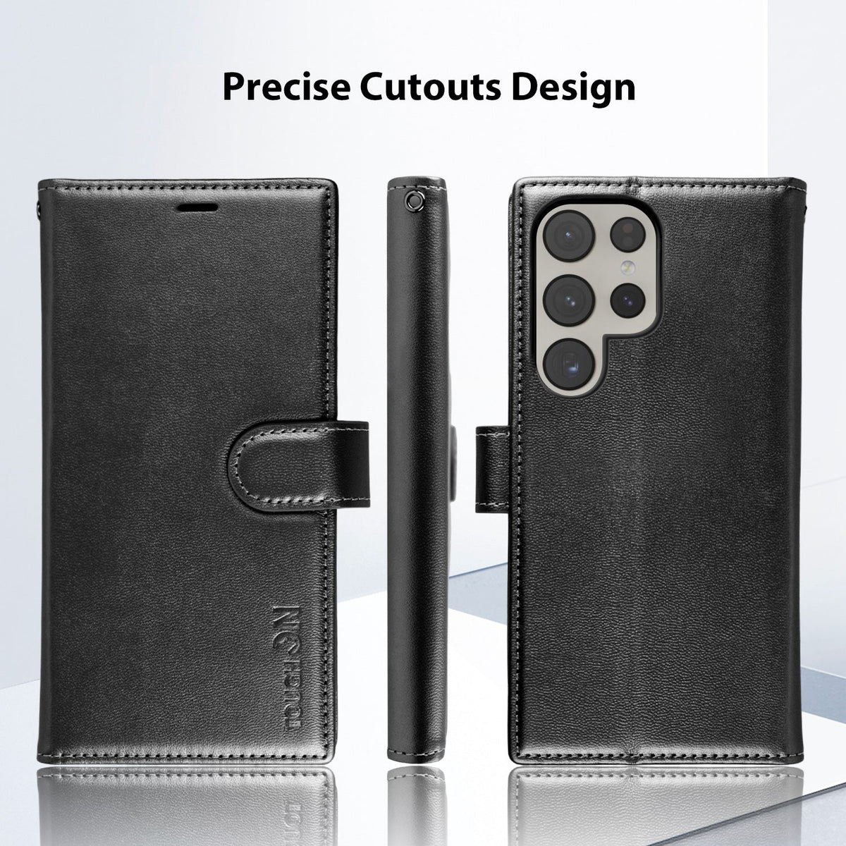 Tough On Samsung Galaxy S24 Ultra Wallet Leather Case