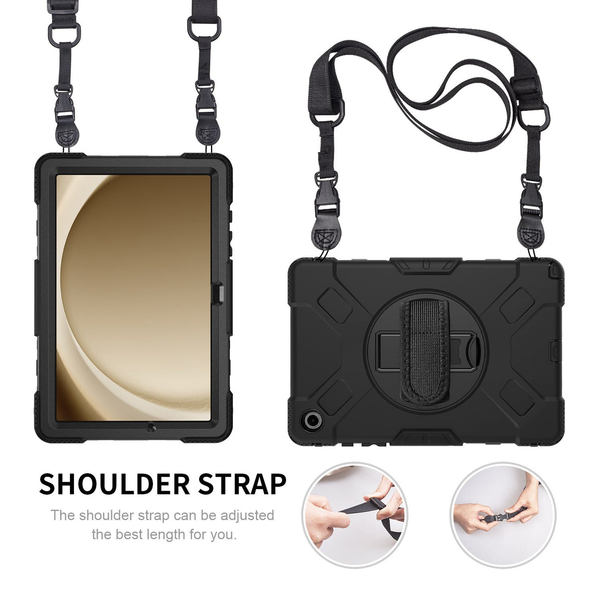 Tough On Samsung Galaxy Tab A9+ / A11+ 11" Heavy Duty Case - Black