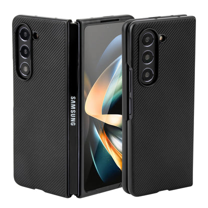 Tough On Samsung Galaxy Z Fold5 5G Case Carbon Fiber Black