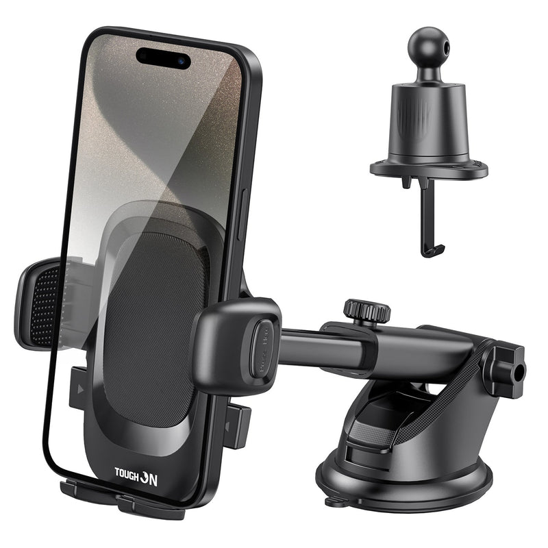 Tough On Universal 3 in 1 Car Mount Holder for Dashboard Air Vent Windshield