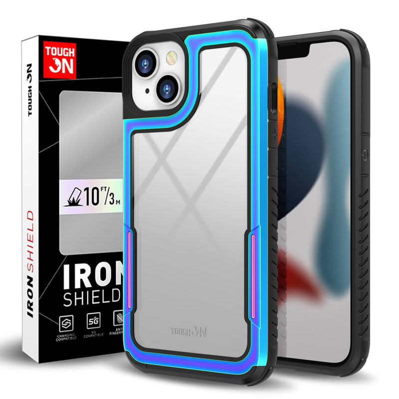 Tough On iPhone 13 Case Iron Shield Iridescent