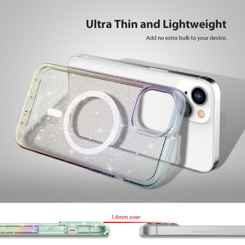 Tough On iPhone 15 Plus Clear Case with Magsafe