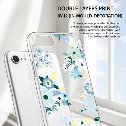 Tough On iPhone SE 2022 & 2020 / iPhone 8 & 7 & 6 Case Floral Emerald