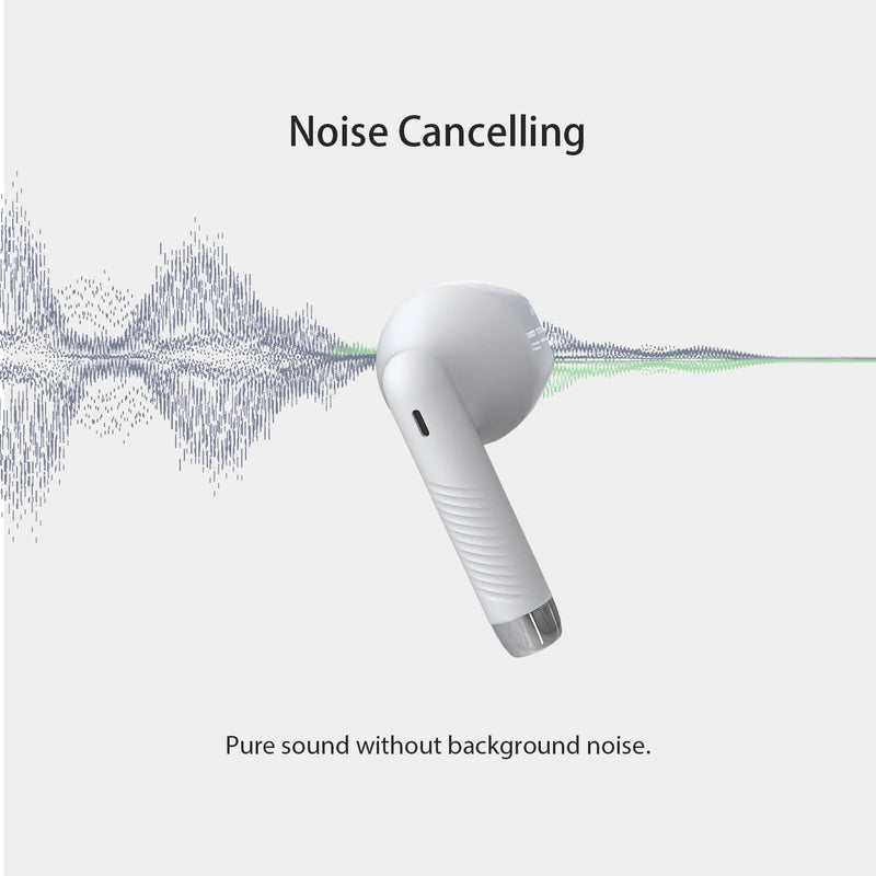 Tough on Bluetooth Earphones HE-080 White - Toughonstore
