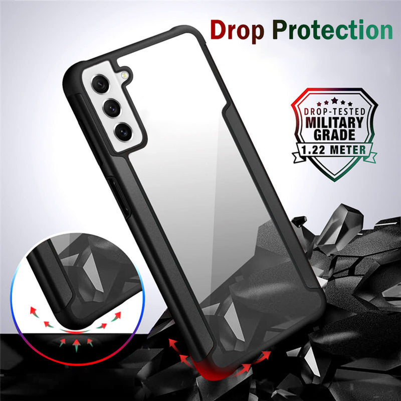 Tough On Samsung Galaxy S21 FE 5G Case Iron Shield Black