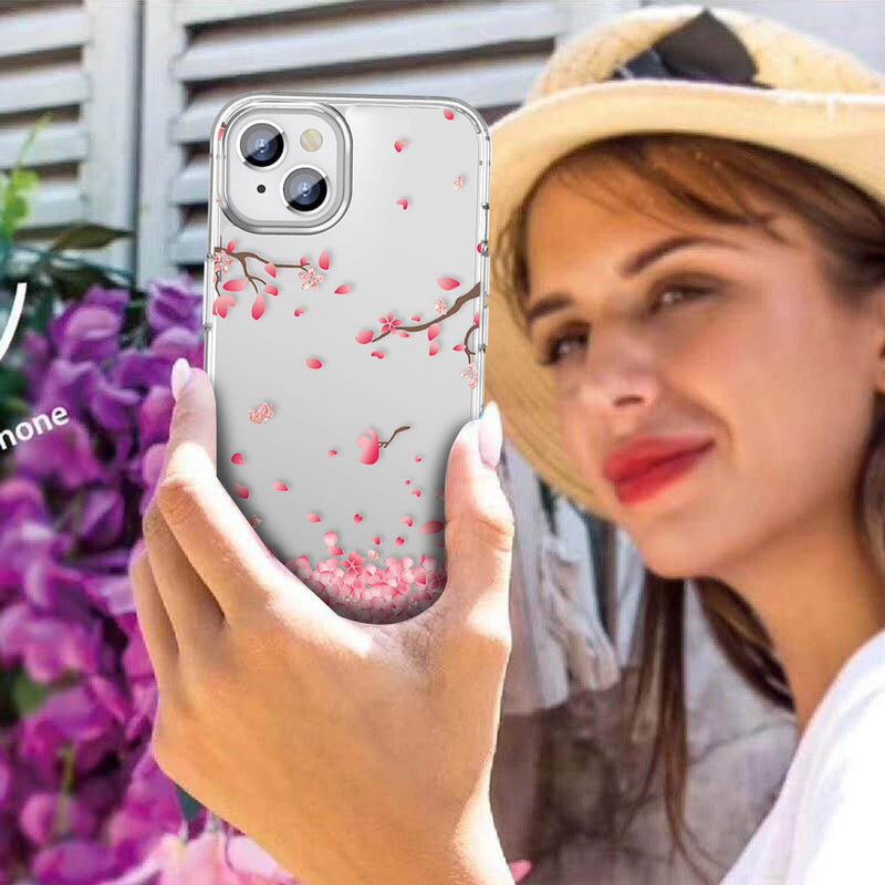 Tough On iPhone 13 Case IMD Cherry Flower - Toughonstore