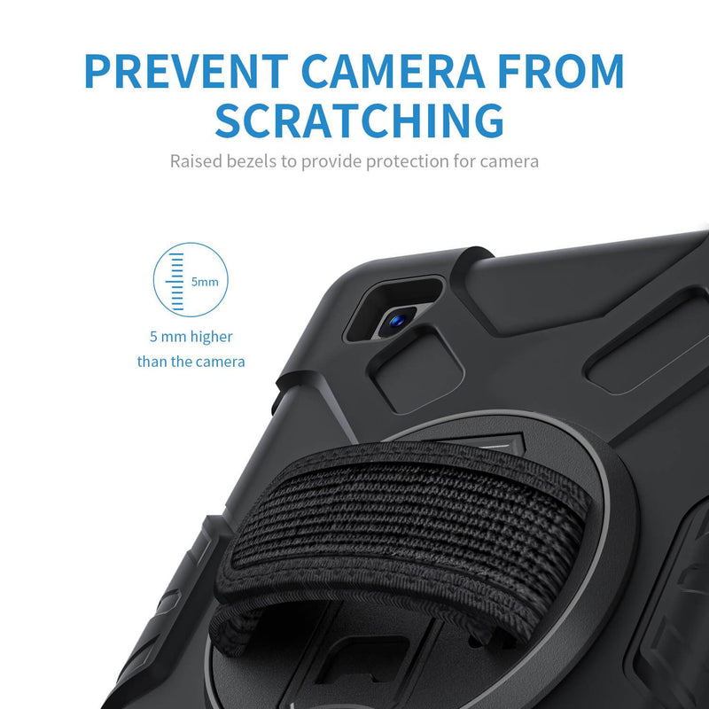 Tough On Samsung Galaxy Tab A7 Lite Case Rugged Protection Black - Toughonstore