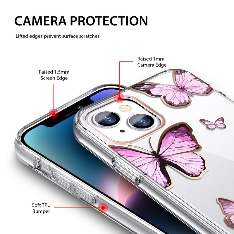 Tough On iPhone 14 Case Butterfly Classic