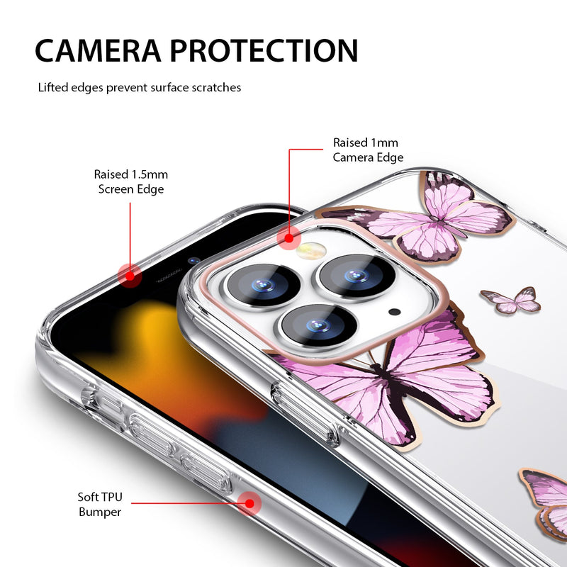Tough On iPhone 14 Pro Max Case Butterfly Classic