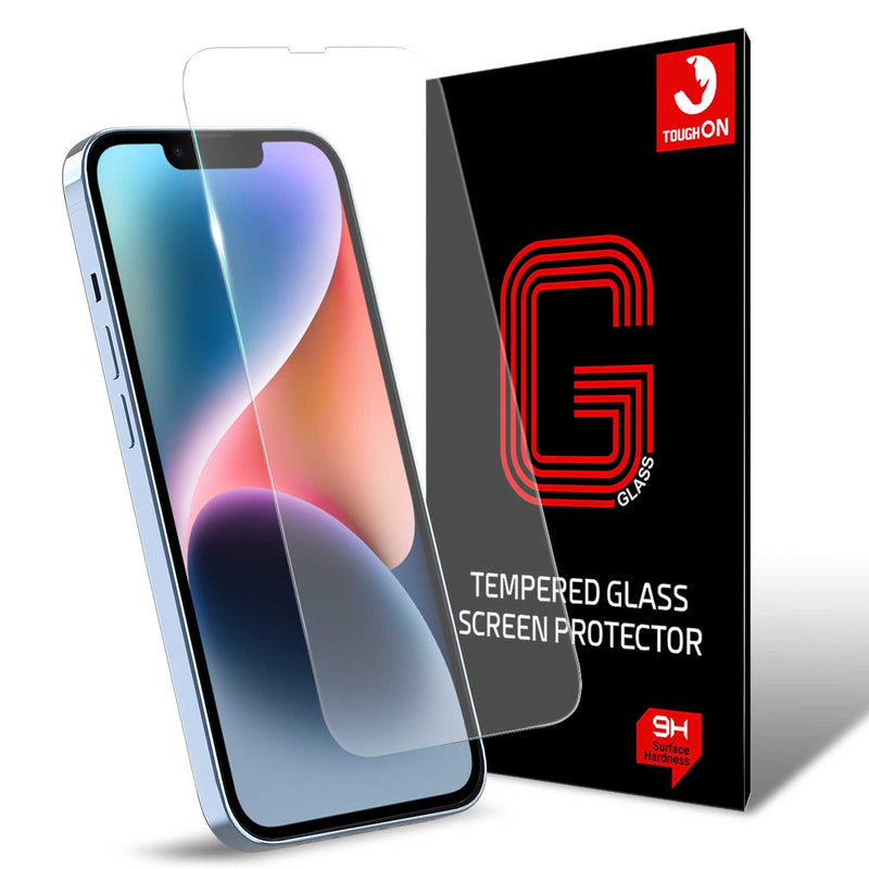 Tough On iPhone 14 Plus Double-strong Tempered Glass Screen Protector Clear