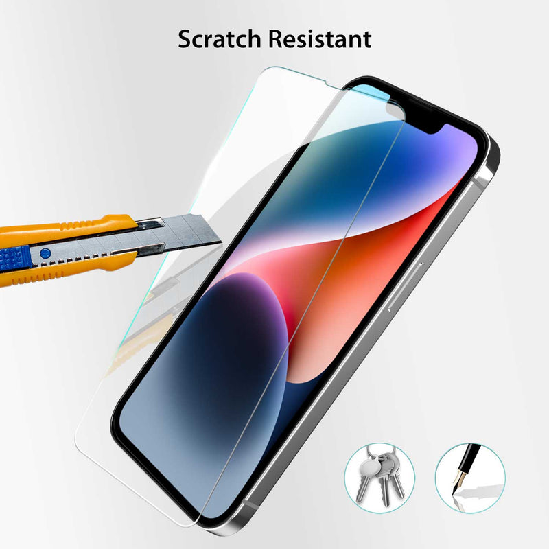 Tough On iPhone 14 Plus Double-strong Tempered Glass Screen Protector Clear