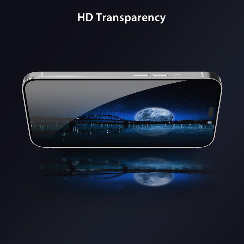 Tough On iPhone 14 Privacy Full Cover Glass Screen Protector