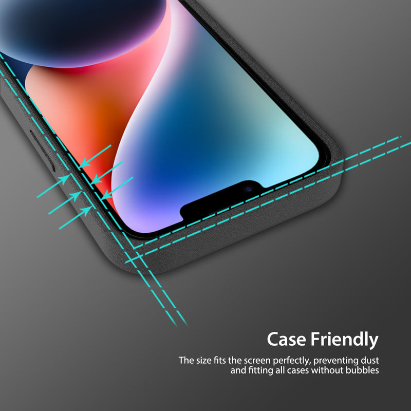 Tough On iPhone 14 Privacy Full Cover Glass Screen Protector