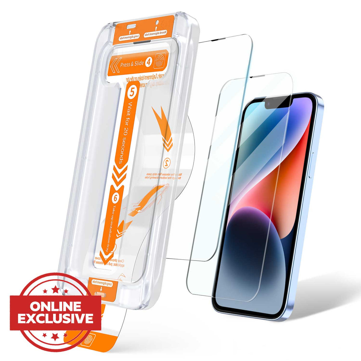Tough On Tempered Glass Screen Protector 2 Pack for iPhone