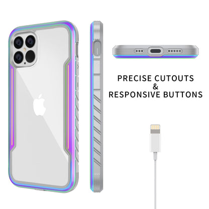 iPhone 12 Pro Max Case Tough On Iron Shield Iridescent
